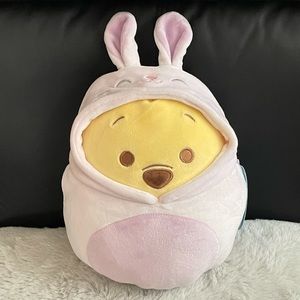 Winnie the Pooh Squishmallow in Bunny Costume 8”